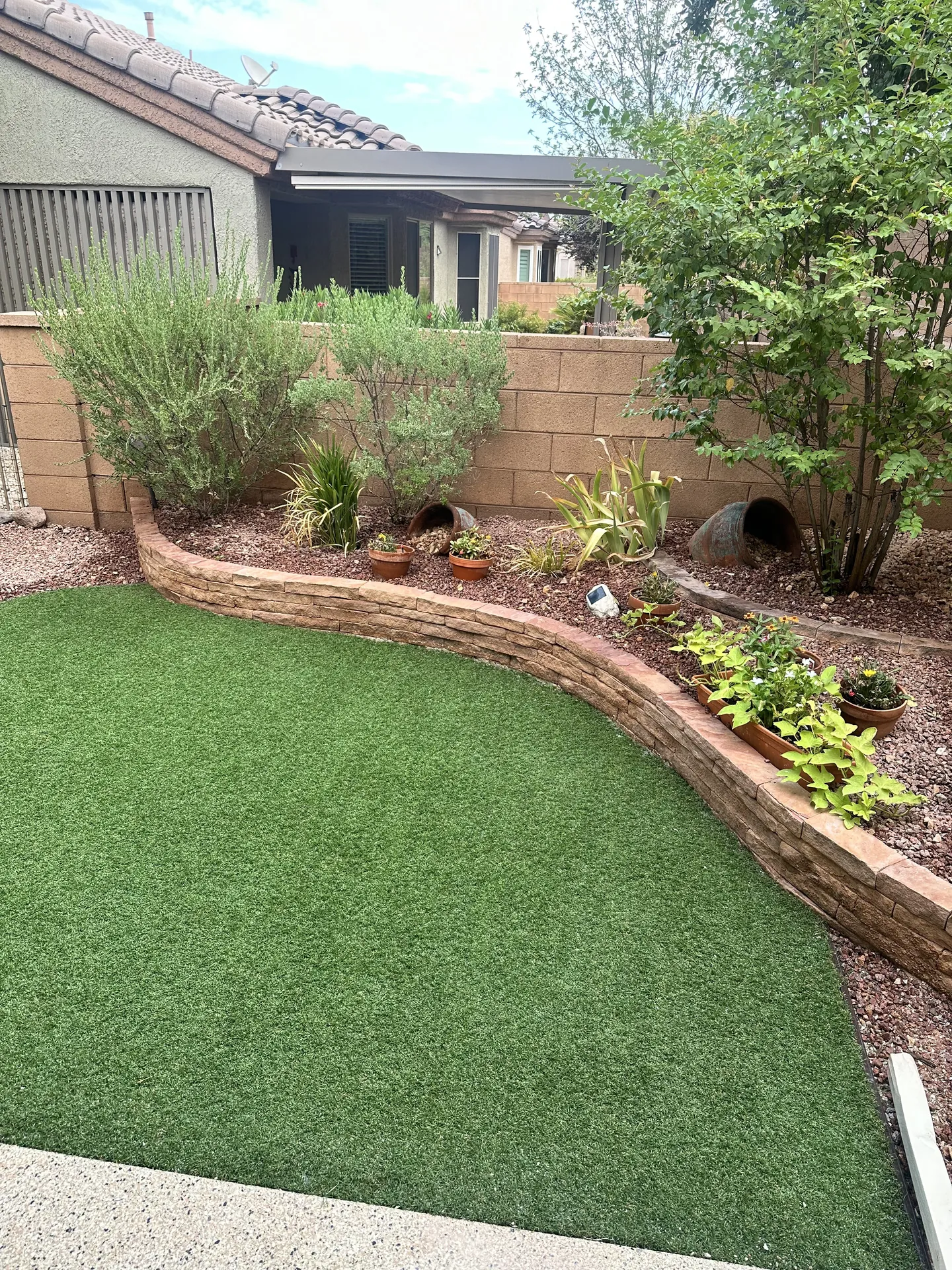 Artificial Turf Install — St. George — Viking Solutions project